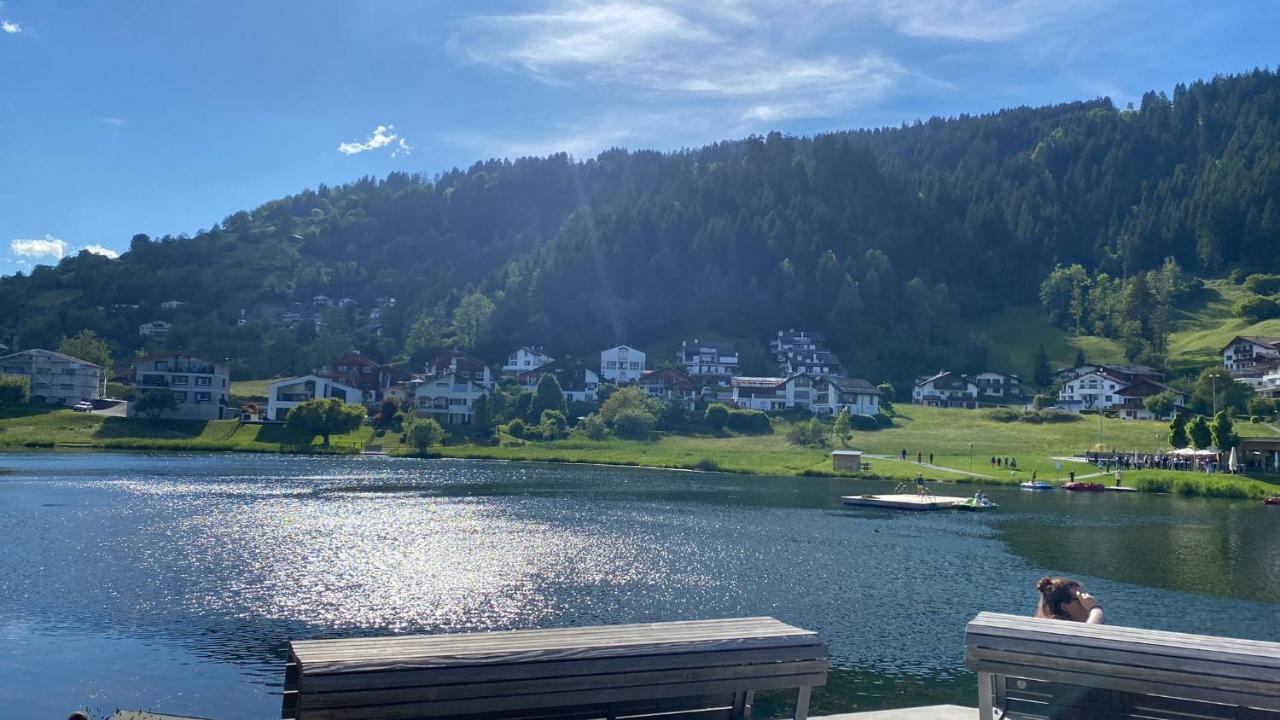 Dachwohnung In Der Mitte Von Laax-Dorf Bagian luar foto