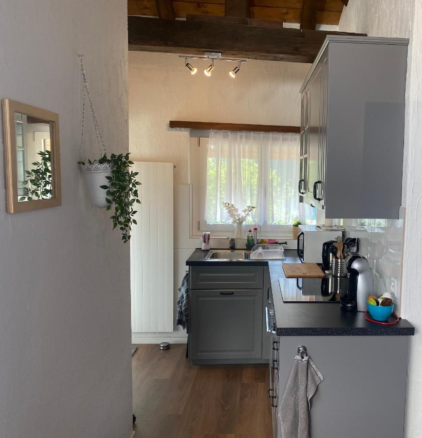 Dachwohnung In Der Mitte Von Laax-Dorf Bagian luar foto